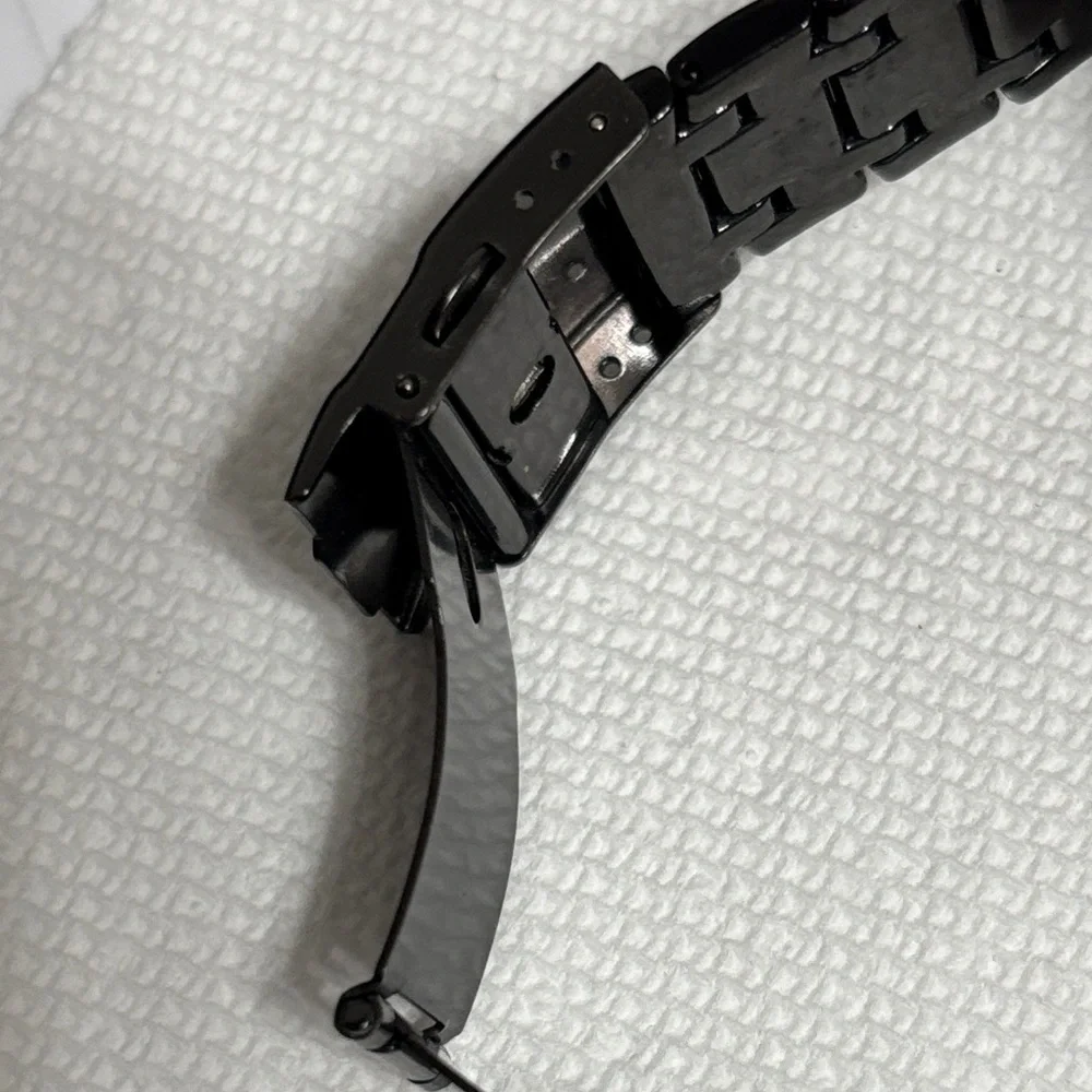 CURREN Black and Rose Gold Men’s Chronograph Watch